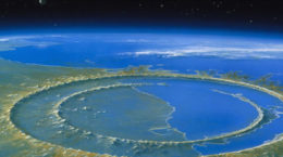 Cráter de Chicxulub (Yucatán, México) // Agencia Espacial Mexicana.